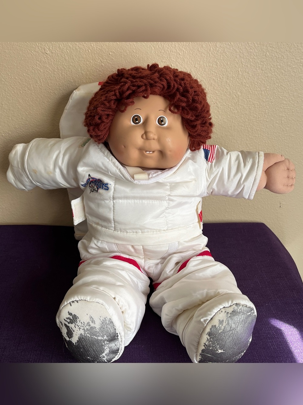 Vintage 1986 Cabbage Patch Kids Young Astronaut Boy Doll HM10